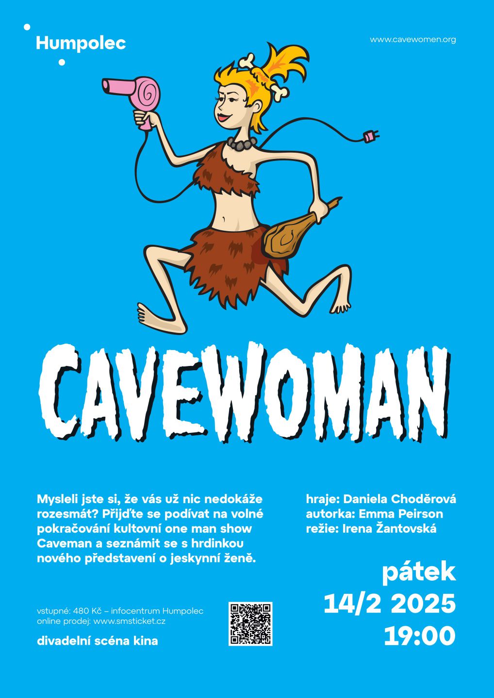 Plakát akce Caveman