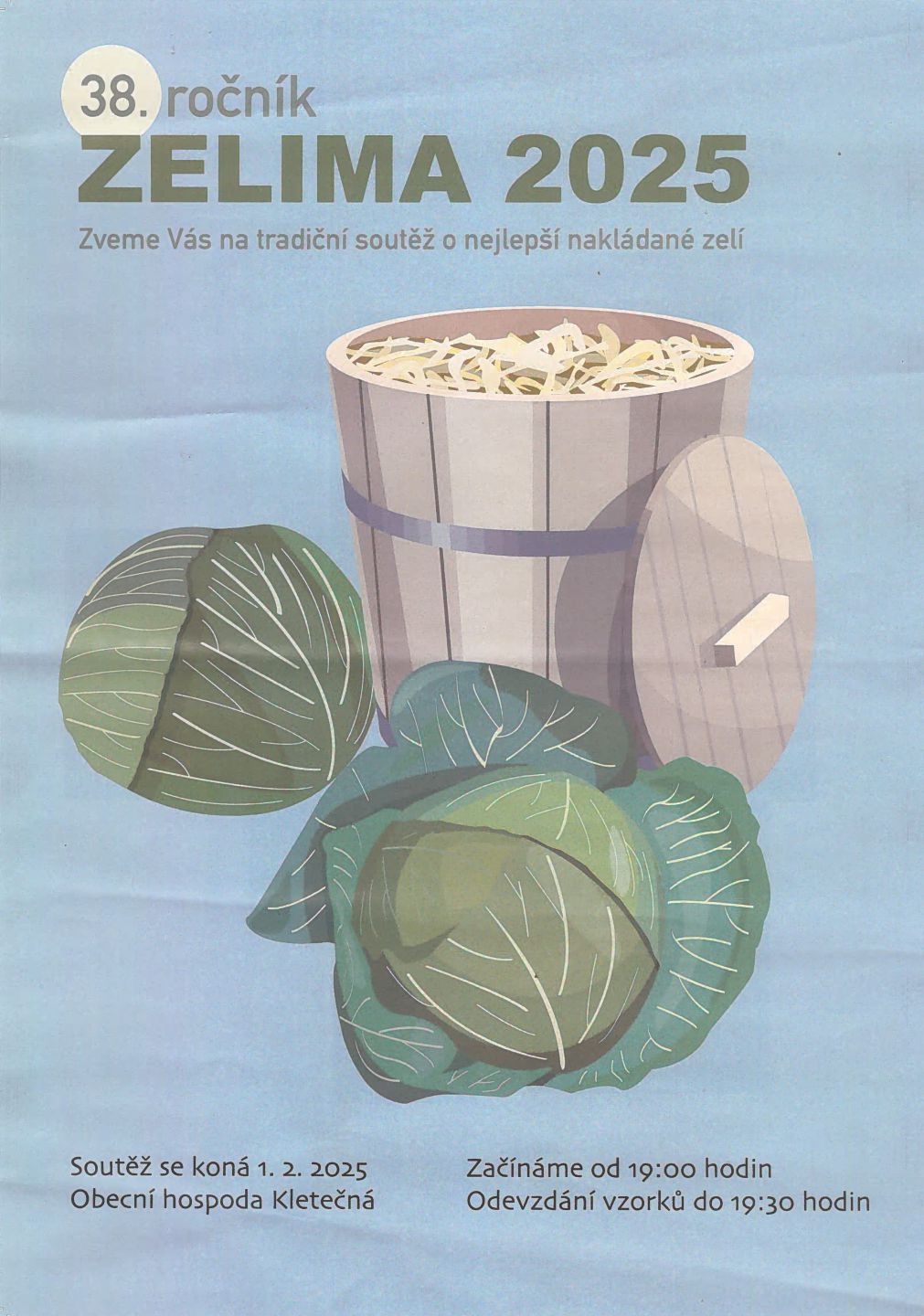 Plakát soutěže Zelima